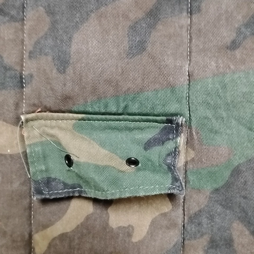 Vintage Reversible Woodland Camo/Blaze Orange Hunting Vest XL Made In USA  - Image 3 of 4