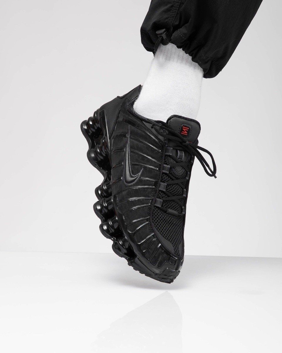 靴 Nike Shox TL \"Black/llic Hematite Nike Shox TL Men's Athletic Sneakers Black - Black