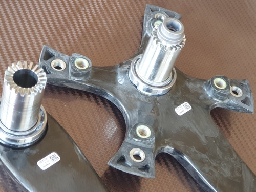 Campagnolo Record 12s Carbon Fibre Crank Arms 175mm Ultra Torque 112/145 BCD New - Picture 6 of 12