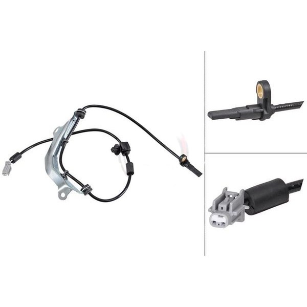 Sensor Raddrehzahl Aktiver Sensor 800 Mm Kabel A.B.S. FüR U.A. Subaru Impreza-image