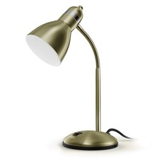 Metal Desk Lamp, Adjustable Goose Neck Table Lamp, Eye-Caring Study Desk Lamp...