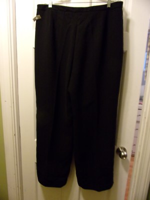 plus size black dress slacks NYDJ Plus Size Classic Trouser Pants - Black