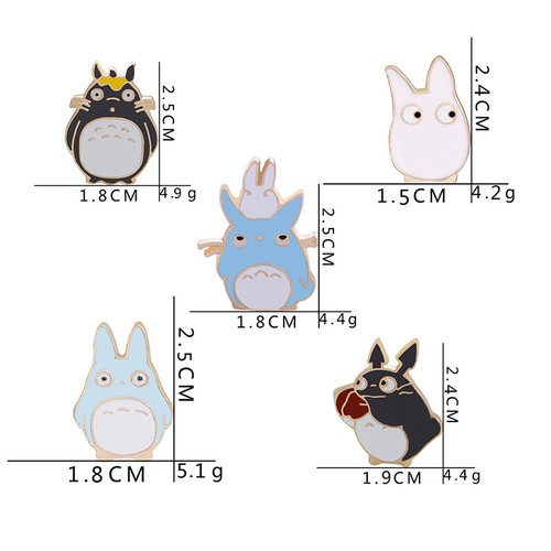 Cartoon Enamel Badge Brooch Lapel Pins Set for Clothing Bags Jackets Accessory - Picture 109 of 161