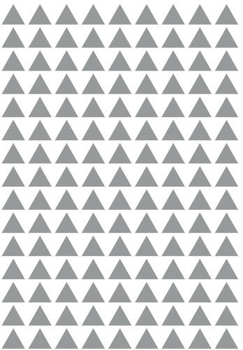 Small Equilateral Triangle Shaped Vinyl Stickers, Wall Stickers, Decals, Craft. - Picture 23 of 23