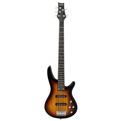 GIB Five String Single Single Pickup Basswood Body Sunset IB Bass+Speaker Set