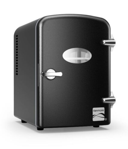 Kenmore 6 can Mini Refrigerator. New: Drinks, Make Up or Medicine Fridge