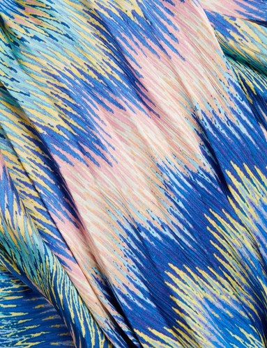 Maxi abito Ramy Brook Giana Chevron stampa Halter nuovo con etichette, orlo a fazzoletto taglia M - Foto 6 di 14