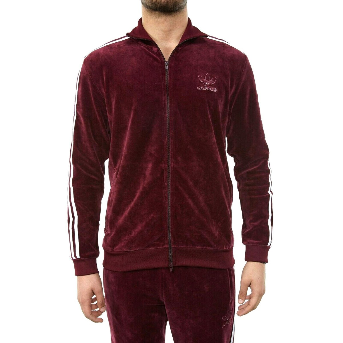 XL adidas OG Men's VELOUR Beckenbauer TRACKSUIT Pants XL adidas OG Men's VELOUR Beckenbauer TRACKSUIT Pants