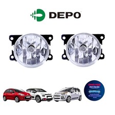 COPPIA FENDINEBBIA ANTERIORE FARETTI FARI DX SX CITROEN C3 DAL 2009 E C3 PICASSO