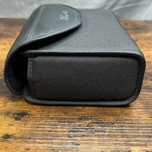NIKON Binocular Accessory Bag Padded Nylon Leather Carry Case Black 6x8x2.5 - Picture 3 of 11