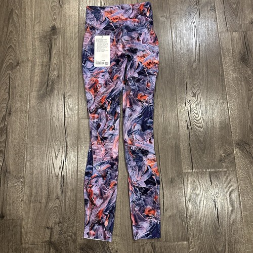 New Lululemon Base Pace High Rise Running Tight Sz 2 Atmospheric Purple Pants - Picture 8 of 10