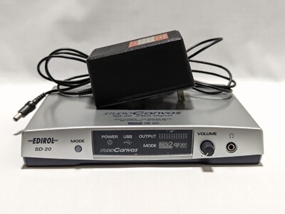 ROLAND EDIROL SD-20 Studio Canvas MIDI Module W/ Power Supply (ACI-100J)