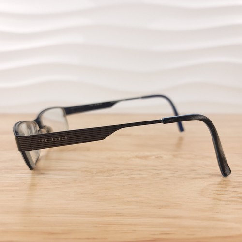Ted Baker Eyeglass Frames Only Mens Busta Black Metal 54-16-145mm Model B303 EBO - Picture 5 of 12