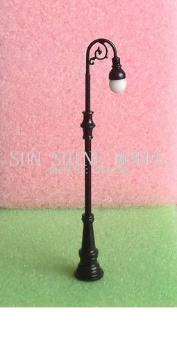 10Pcs Model Street Lights Scale 1:75 Railway 3V LED - Foto 9