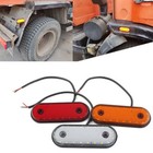 24V 20LED Oval Side Marker Indicator Light Tail Lamp For Trailer Truck Lorry Van