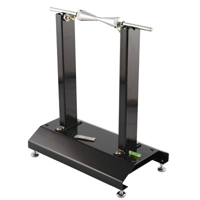 Equilibratrice Ruote per Moto in Alluminio Ferro Equilibratrice Ruota Moto a Dispositivo di Bilanciamento per Le Ruote 40,7 x 22,2 x 51,5 cm Schwarz