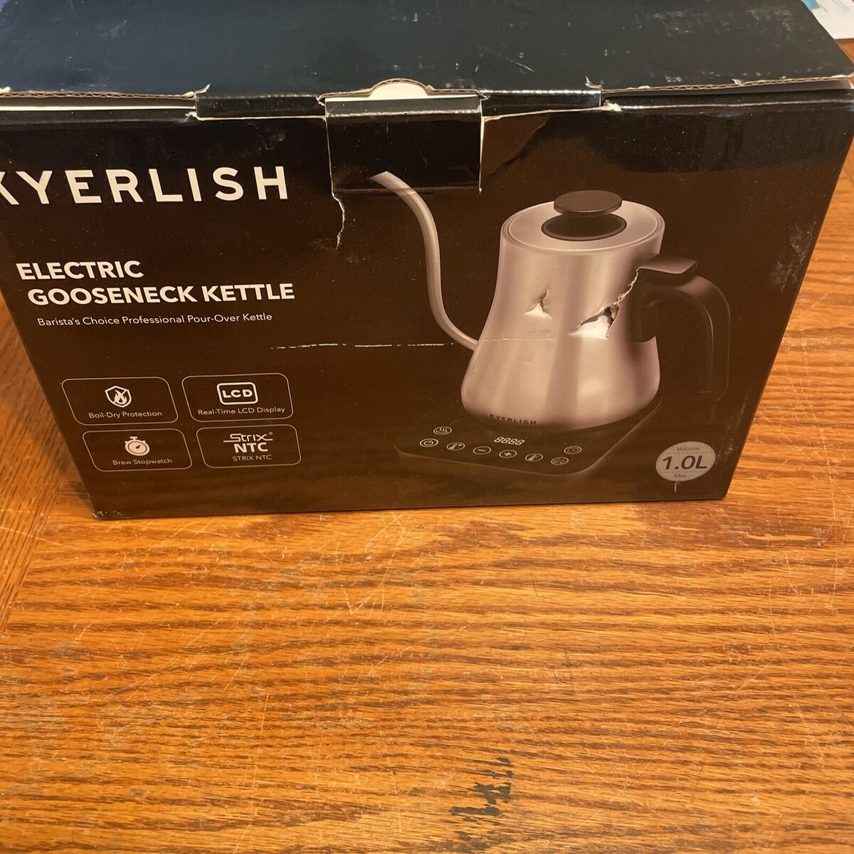 Kyerlish Electric Gooseneck Kettle : The Ultimate Pour-Over Experience