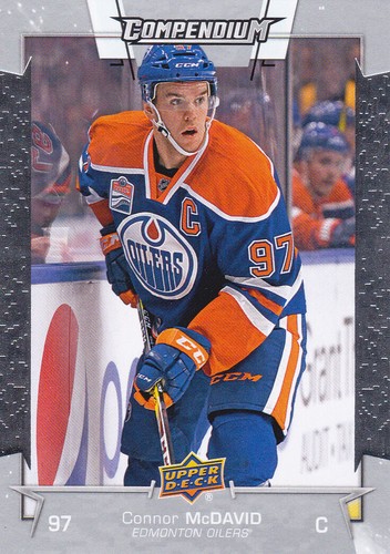 17/18 COMPENDIUM..CONNOR McDAVID..ACHIEVEMENT..SP..CARD # SP10..OILERS