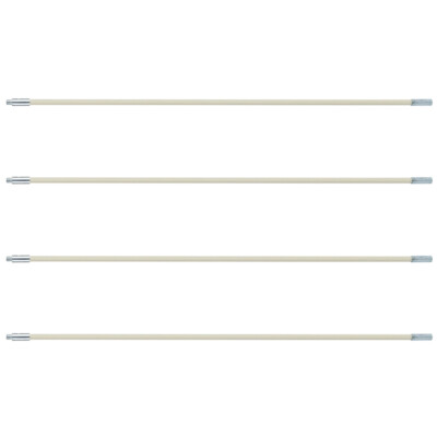 4pcs Convenient Replaceable Flexible Professional Air Duct Cleaning Brush Rod