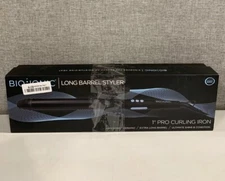 Bio Ionic Long Barrel Styler Curling Hair Iron 1"