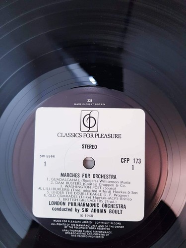 LONDON PHILHARMONIC / ON PARADE 12'' VINYL LP CFP 173 - Picture 11 of 12