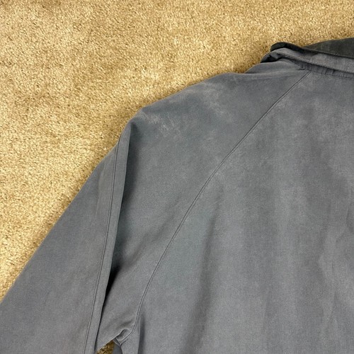 London Fog womens jacket coat Large Petite Short Trench button - Picture 14 of 19