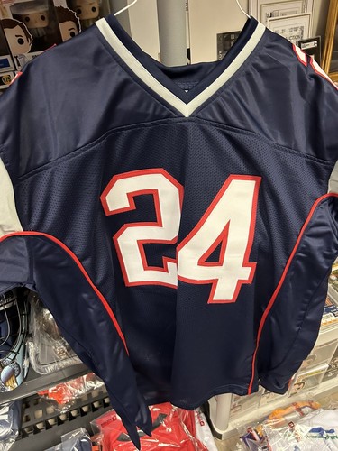 TY LAW New England Patriots SIGNED Blue NFL CUSTOM JERSEY Beckett COA Auto HOF - Picture 4 of 5