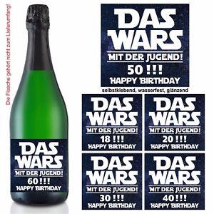 Aufkleber Sektflasche Weinflasche Geburtstag 18 30 40 50 60 Das Wars B Ebay