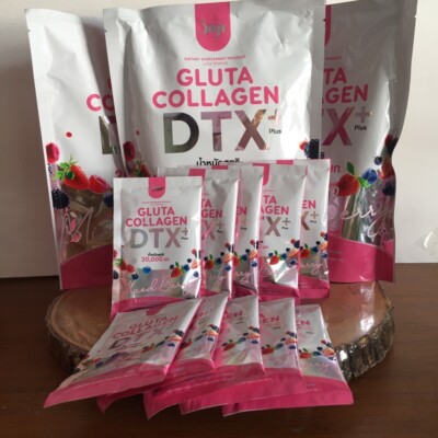 Joji, Gluta Collagen DTX Plus Mixed Berry Flavored Drink Powder, 3