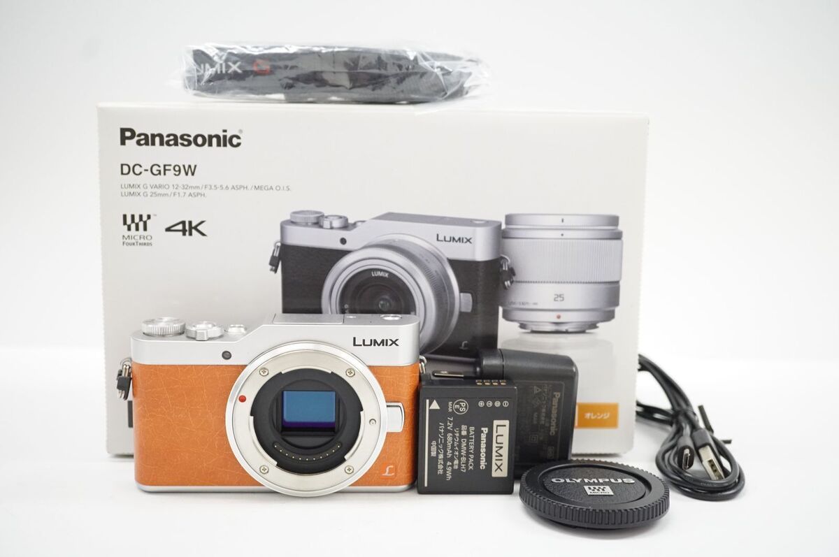 Panasonic Lumix DC-GF9 Mirrorless Camera Orange Japanese Panasonic Lumix DC-GF9 Mirrorless Camera Orange Japanese