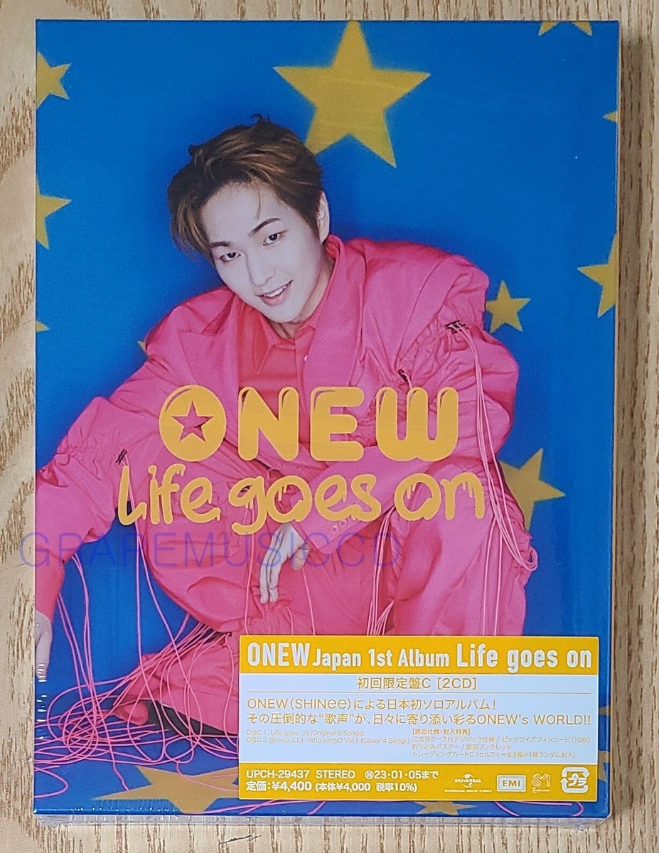 ONEW Life goes on CD オニュ ONEW SHINEE LIFE GOES ON JAPAN 1ST SINGLE ALBUM C VER. 2CD