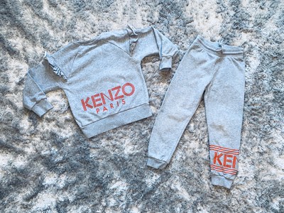 kenzo tracksuit grey