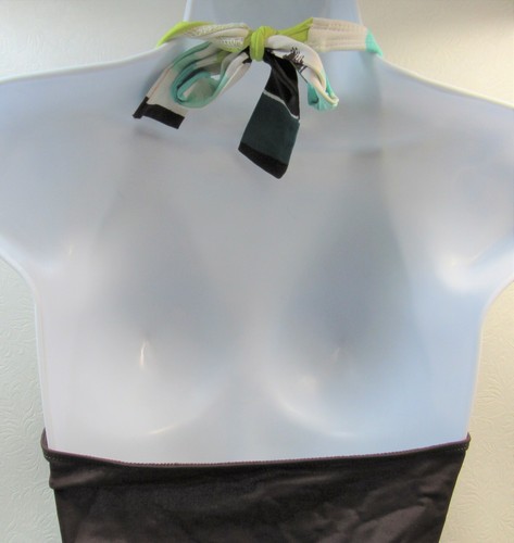 Traje de baño 2 bambú de una pieza para mujer talla 12 halter multicolor - Imagen 7 de 11