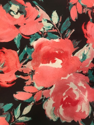 Calvin Klein Colorful Floral Print Sleeveless Blouse Top with Side Knot S/CH/P - Picture 5 of 5