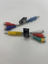 New OEM Samsung BN39-02190A BN39-02189A DC to RCA AV Gender Cable Combo Set