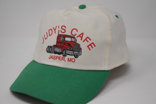 Vintage 5 Panel Snap Back Hat Judy's Cafe Jasper, MO - Picture 4 of 12