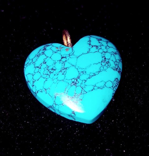 Piedra preciosa suelta azul natural turquesa 11,67 quilates colgante forma de corazón gema certificada - Imagen 2 de 12