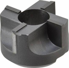 Made in USA 4 Flutes, 1-3/8" Diam, 5/8" Pilot Hole Diam, Carbide-Tipped Rever...