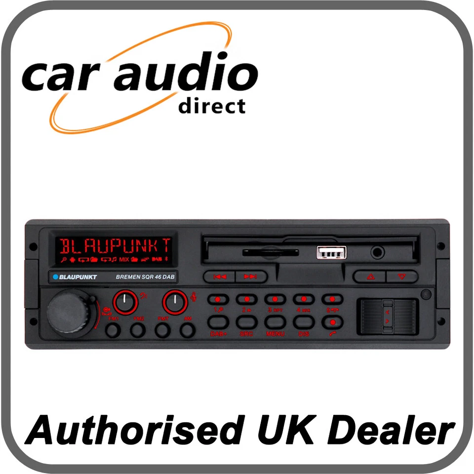 Blaupunkt Bremen SQR 46 DAB - Retro 80's Style Classic Car Stereo Bluetooth MP3 - Image 2 of 4