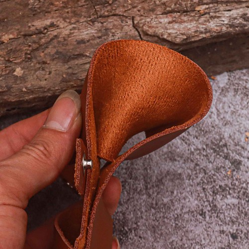 Camping Brennholz Messerhülle Leder Häcksler Klinge Schutz Tasche Etui Outdoor - Bild 10 von 14