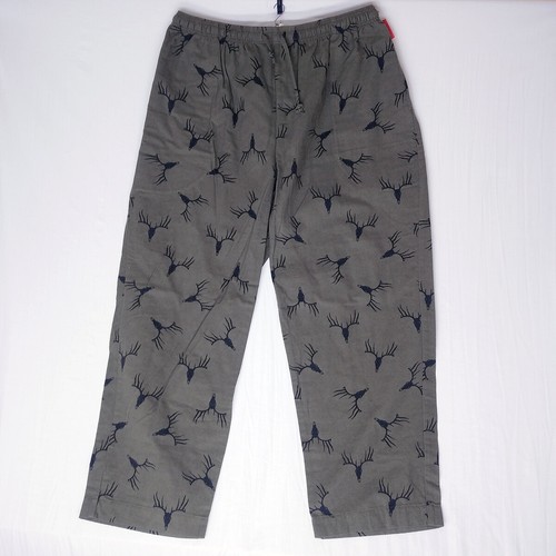 Cabelas Mens Lounge Pants Deer head 