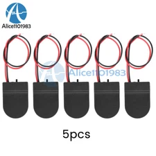 5PCS Single Slot CR2032 CR 2032 Button Coin Cell Battery Holder Case Cover