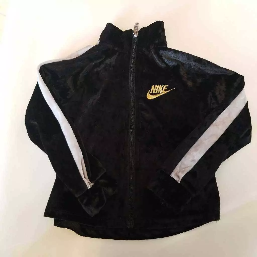 Nike velvet best sale tracksuit