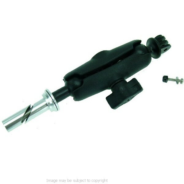 BuyBits 15-17mm Motorcycle Fork Stem Mount & GoPro Camera Plate Adapter - Black