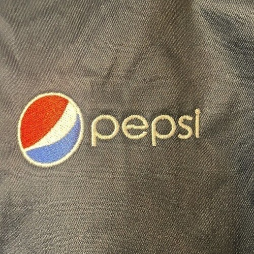 VINTAGE Pepsi Jacket Aramark Navy Unisex Size 1XL - Picture 4 of 5