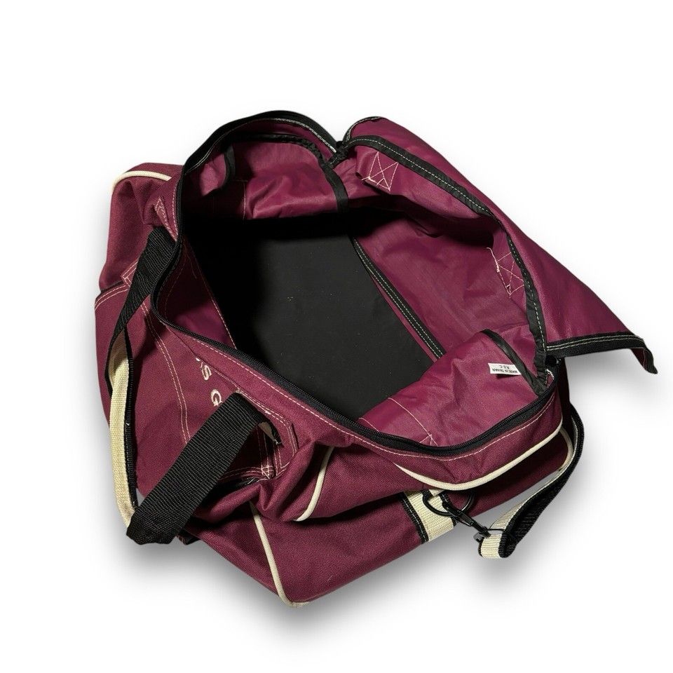 Gold's Gym Unisex Gym Travel Duffle Bag Red Approx 20x17x9 eBay