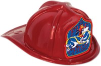 Red Plastic Jr Fire Chief Hat Case Pack 48-1908185 on sale Red Plastic Jr Fire Chief Hat Case Pack 48-1908185 on sale
