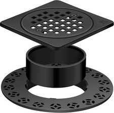 4 Inch Drain Grate Kit Compatible with Schluter Kerdi Drain Flange SS304 Stain