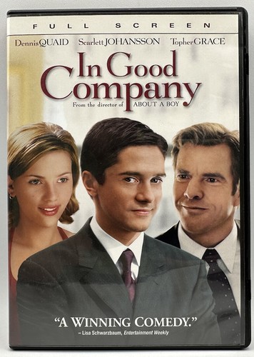 In Good Company DVD Full-Screen Dennis Quaid Scarlett Johansson 2005