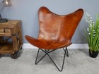 Comfertable premium Quality Butterfly Chair Leather With Stand
